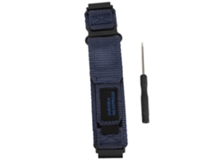 Pulsera Deportiva De Nailon Para Huami T Rex Ultra Con Conector Metálico Y Cierre De Velcro - Azul