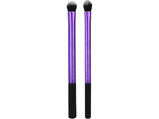Real Techniques Eye shade y blend makeup brush duo el color del empaque la manija puede variar pinceles para maquillaje ojos