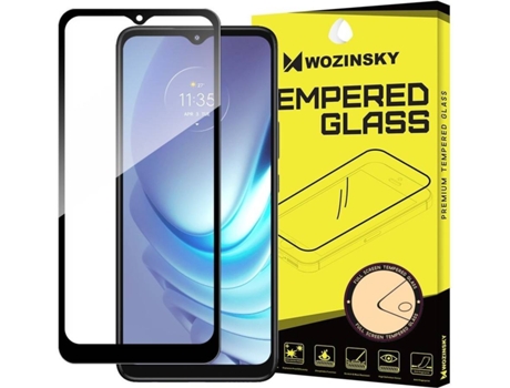 Protector Cristal Templado Motorola Moto G50 Lmobile Full Cover Negro