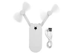 Mini Ventilador Portátil De Bolsillo Con Batería De 2000 Mah, Aspas Plegables, Silencioso, 3 Velocidades.
