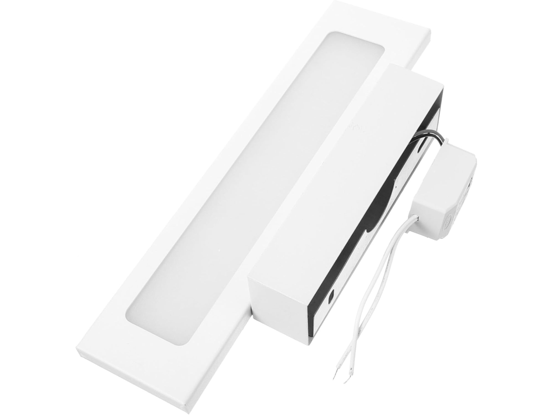 Aplique Led De Pared Para Baño Y Pasillo, Lámpara De Pared Blanca De 5 W En Hierro Y Acrílico, Iluminación