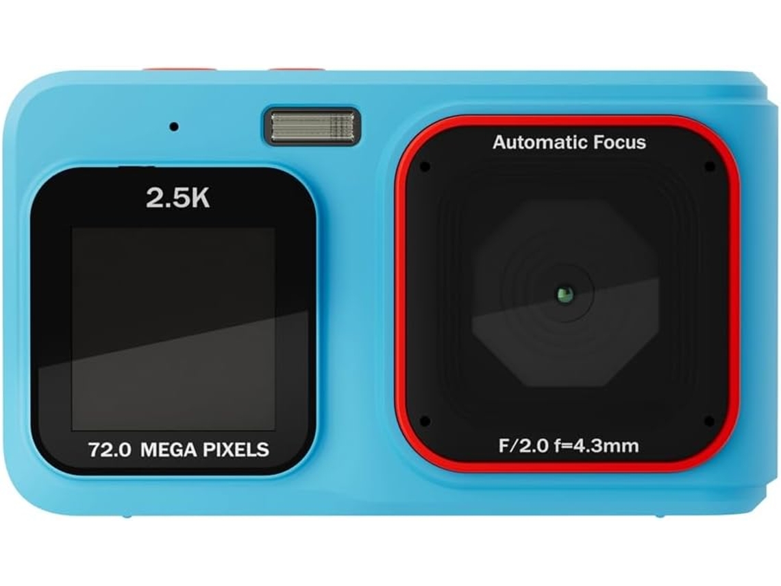 Mini cámara digital para niños 2.5k HD 72MP Pantalla dual de alta calidad SFUSHOS
