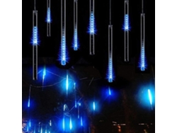Luces de gota de lluvia Luces de nieve de carámbano para Navidad Fiesta de Halloween Árbol de jardín de vacaciones