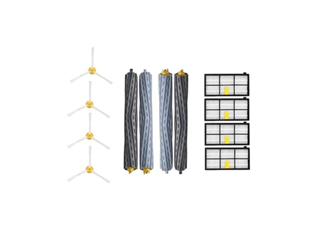 1 conjunto de filtros e escovas hepa para irobot roomba 800 900 series