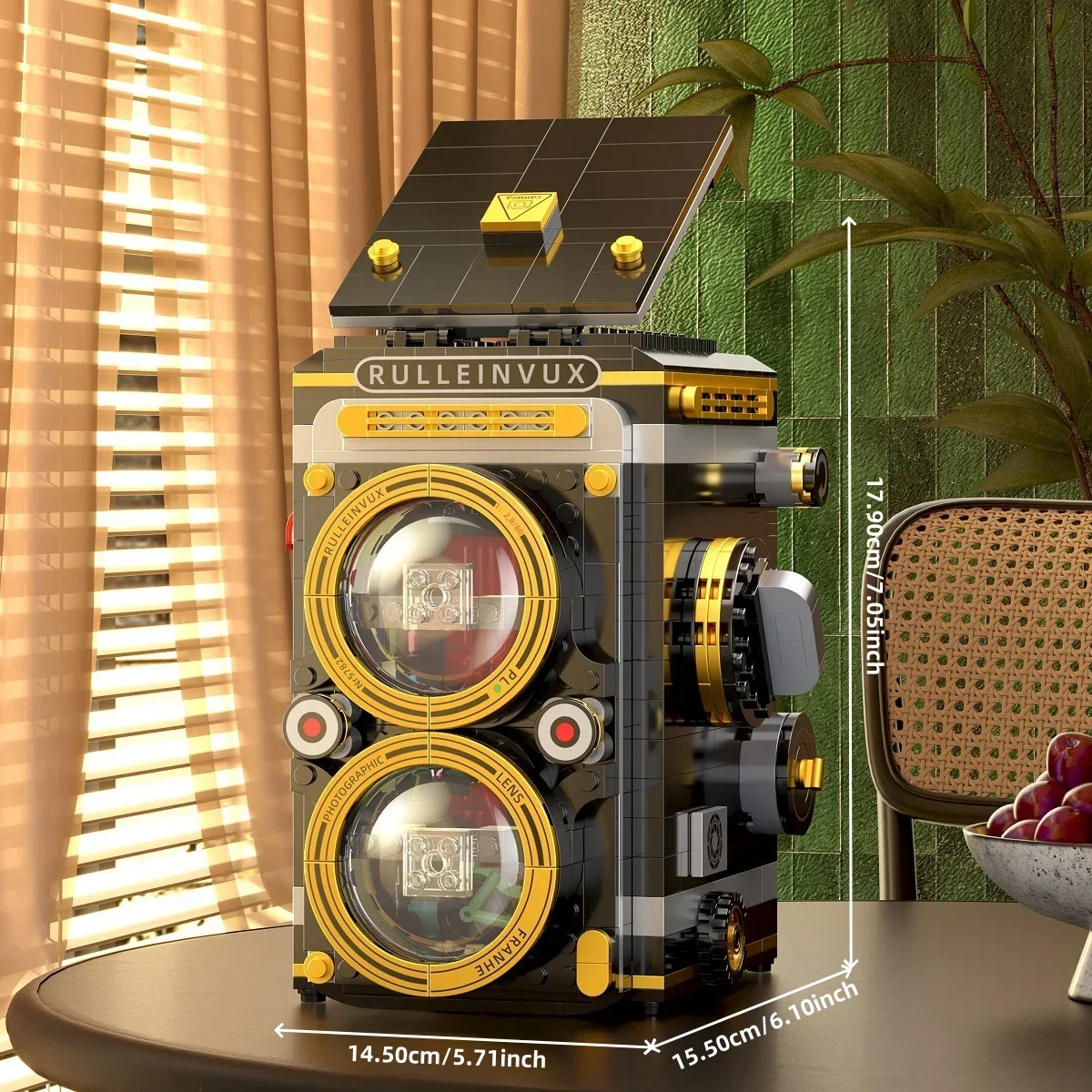 Juguetes De Bloques De Construcción Con Cámaras Retro, Con Forma De Cámaras Antiguas, El Regalo Perfecto Para Niños.
