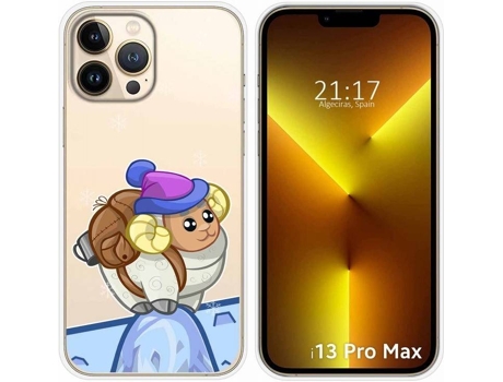 Carcasa iPhone 13 Pro Max (6.7) TUMUNDOSMARTPHONE Cabra Dibujos Multicolor
