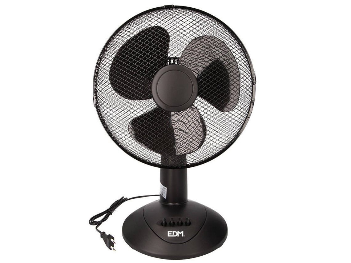 Ventilador de Escritorio EDM Negro 45W 30 Cm