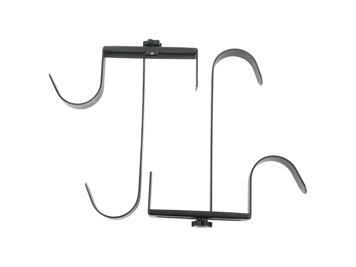 Portacañas metálico ajustable para piscina (2 unidades)