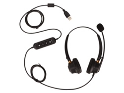 Auriculares Usb Corporativos Con Cancelación De Ruido, Enc, Control De Volumen Y Función De Silencio/diseño Para Oficina.