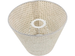 Lámpara de mesa de ratán 20x20 cm Beige SFUSHOS