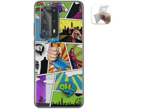 Carcasa Huawei P40 Pro TUMUNDOSMARTPHONE Comic Multicolor