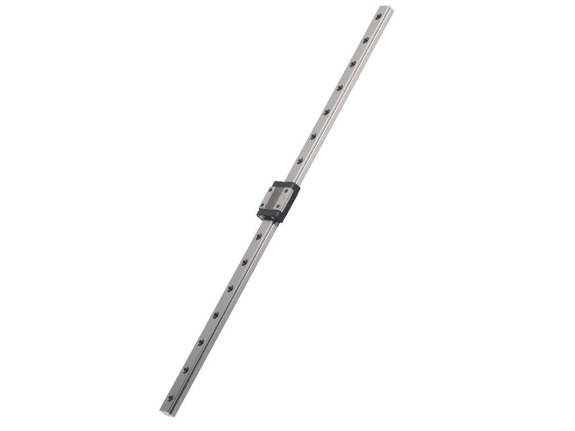 Guía lineal de acero Mgn12 de 400 mm para CNC, alta velocidad y resistencia a la corrosión.