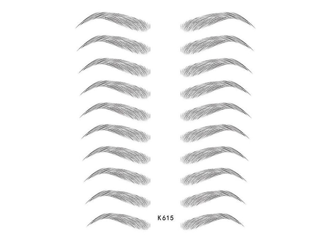 Adhesivo Desechable Para Cejas Biónicas, Simulación De Cejas, Fácil De Usar, De Larga Duración, Resistente Al Agua.