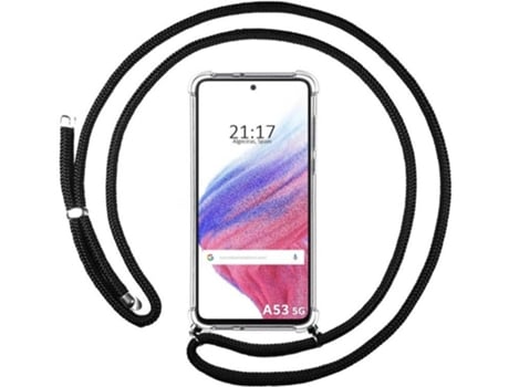 Carcasa Samsung Galaxy A53 5G TUMUNDOSMARTPHONE Colgante Negro