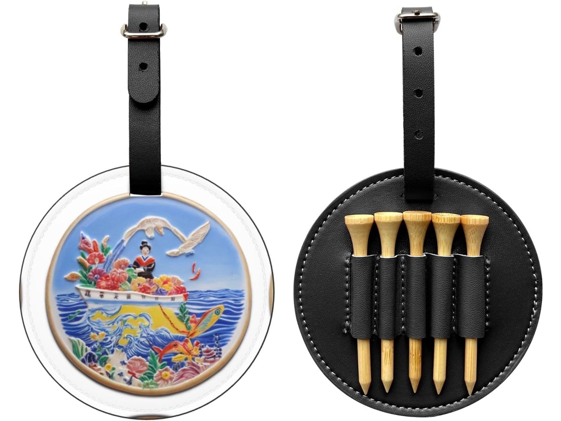 Bolsa para Tees de Golfe Disc Seal, Preta | S/MARCA