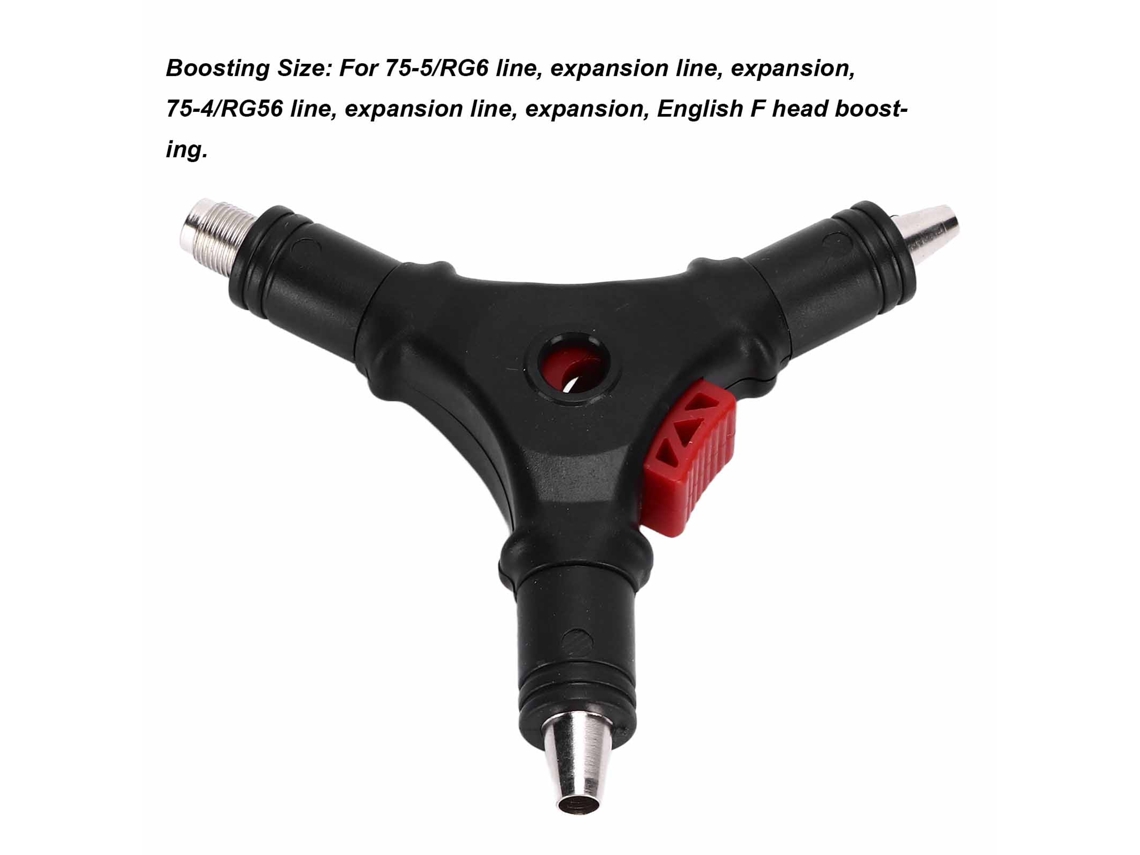 Herramienta Multifunción 4 En 1 Para Cable Coaxial Rg59 Rg6: Pelador, Compresor, Expansor Y Terminal F