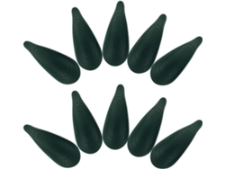 Protectores Hombros Plástico Verde 8 Pares Solución Resistente Extender Proteger Armario Ropa