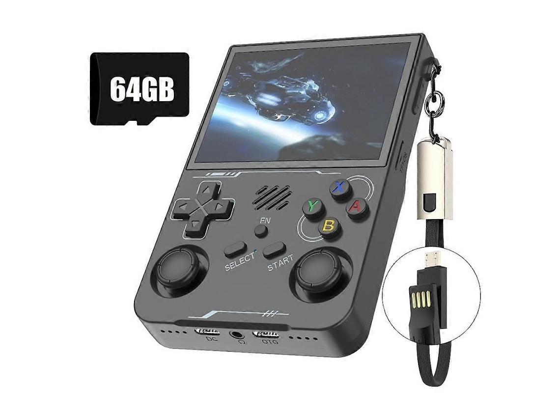 Consola de juegos portátil GOKOCO R36xx con 64 GB y más de 14.000 juegos.