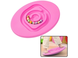 Tabla de equilibrio sensorial para niños, pelotas de goma, 5 piezas, rosa, B.active
