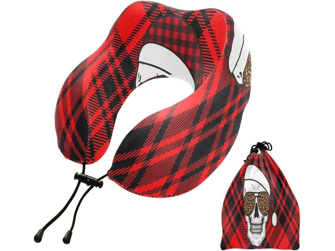 Almohada Viaje Dormir Aviones, Espuma Viscoelástica Poliéster Viscoelástica. Fácilmente Soporte Fácil