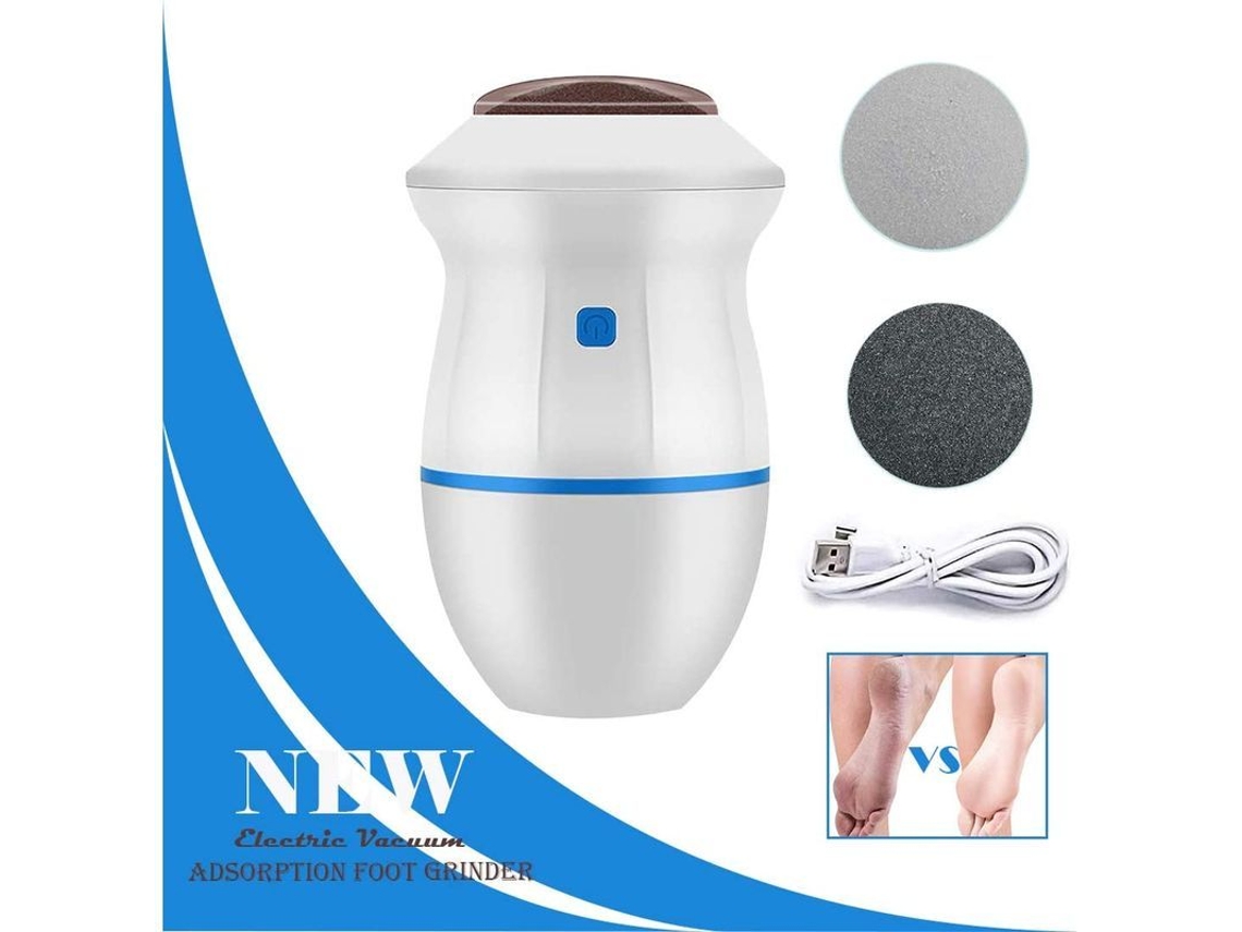 Raspador Eléctrico Portátil Para Callos Con Adsorción Por Vacío, Removedor De Callos De Dos Velocidades Para Pieles Duras, Agrietadas Y Secas.