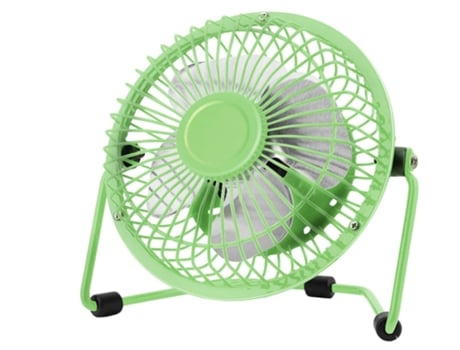 Mini ventilador USB ventilador de escritorio mini USB de 4 pulgadas ventilador de escritorio personal portátil ventilador de refrigeración verde BI...