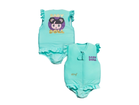 Bañador PLOUF Baby Doll Infantil con Flotadores Dispositivo Antiahogamiento 3 años - 15 kilos