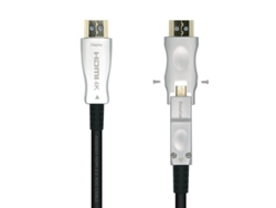 Cable Hdmi 2.0 Aoc 4K Desmontable AISENS A148-0512/ Hdmi Macho / D Macho Hdmi Macho/ 30M/ Negro