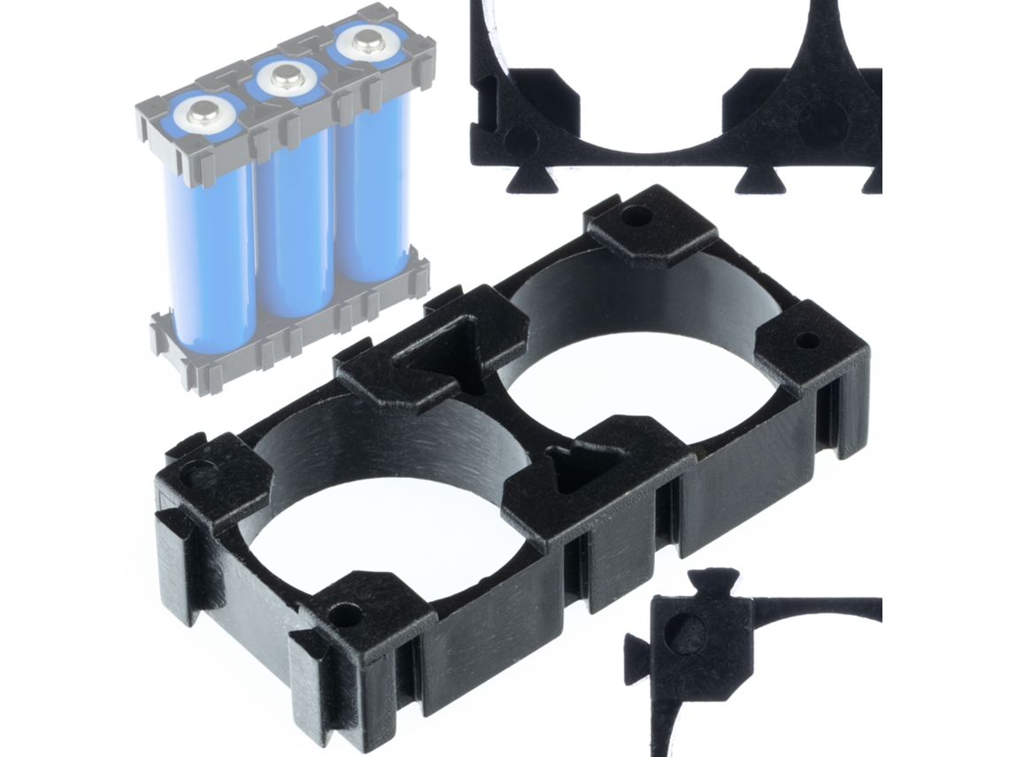 Obudowa Para Pacote 1x2 – For 2 1865 Batteries | Plastic | Easy Assembly
