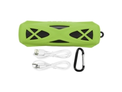 Caixa De Som Bluetooth Portátil À Prova D'água Com Som Surround 360° E Microfone Para Exterior Verde
