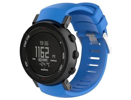 Correa Smartwatch Para Suunto Core Alu Negro Azul VENISYMLIS