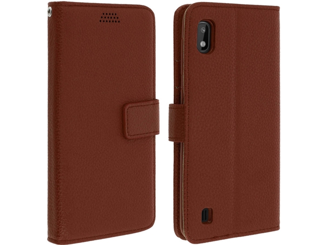 Funda Samsung Galaxy A10 AVIZAR Wallet Marrón