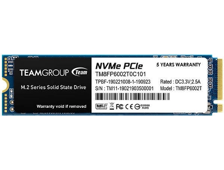 Disco SSD Interno TEAMGROUP MP33 (1000 GB - SATA - 1800 MB/s)