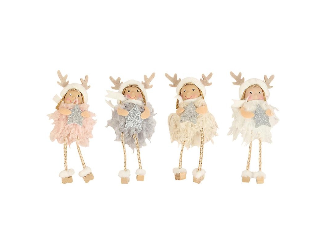 4 piezas decoración de muñeco de árbol de Navidad ALLINLESS