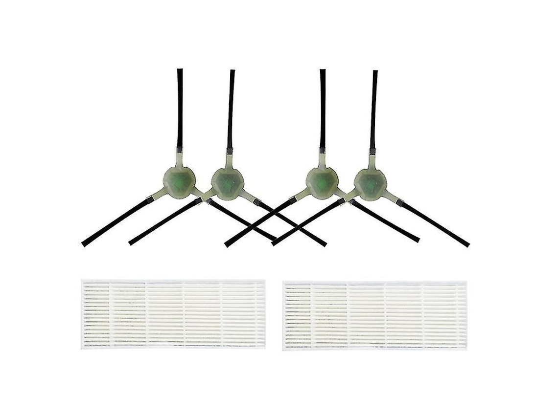 Filtro de cepillo lateral compatible con aspiradoras robot Lefant M210, M210s, M210b y M213