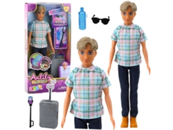 Accesorios para muñeca Anlily, bolso, palo de selfie, gafas, botella, B.active