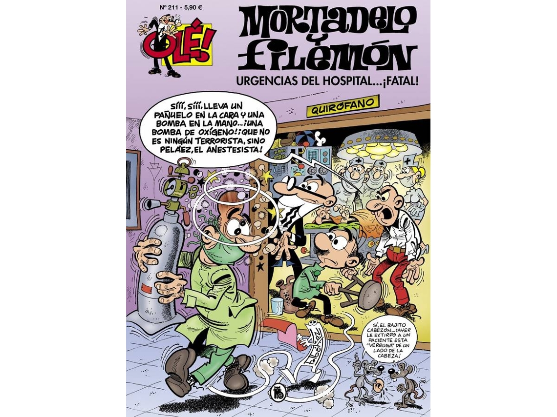Libro Urgencias Del Hospital...¡Fatal! de Francisco Ibañez (Español)