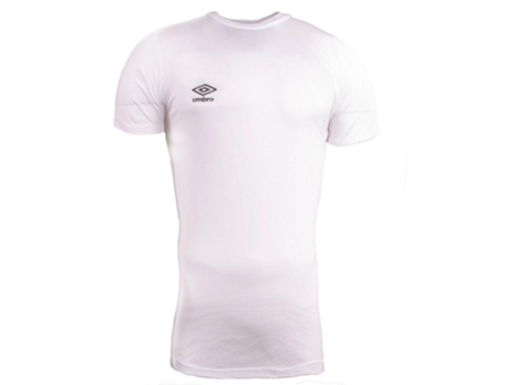 Camiseta de Hombre para Fútbol UMBRO Small Logo Blanco (2XL)