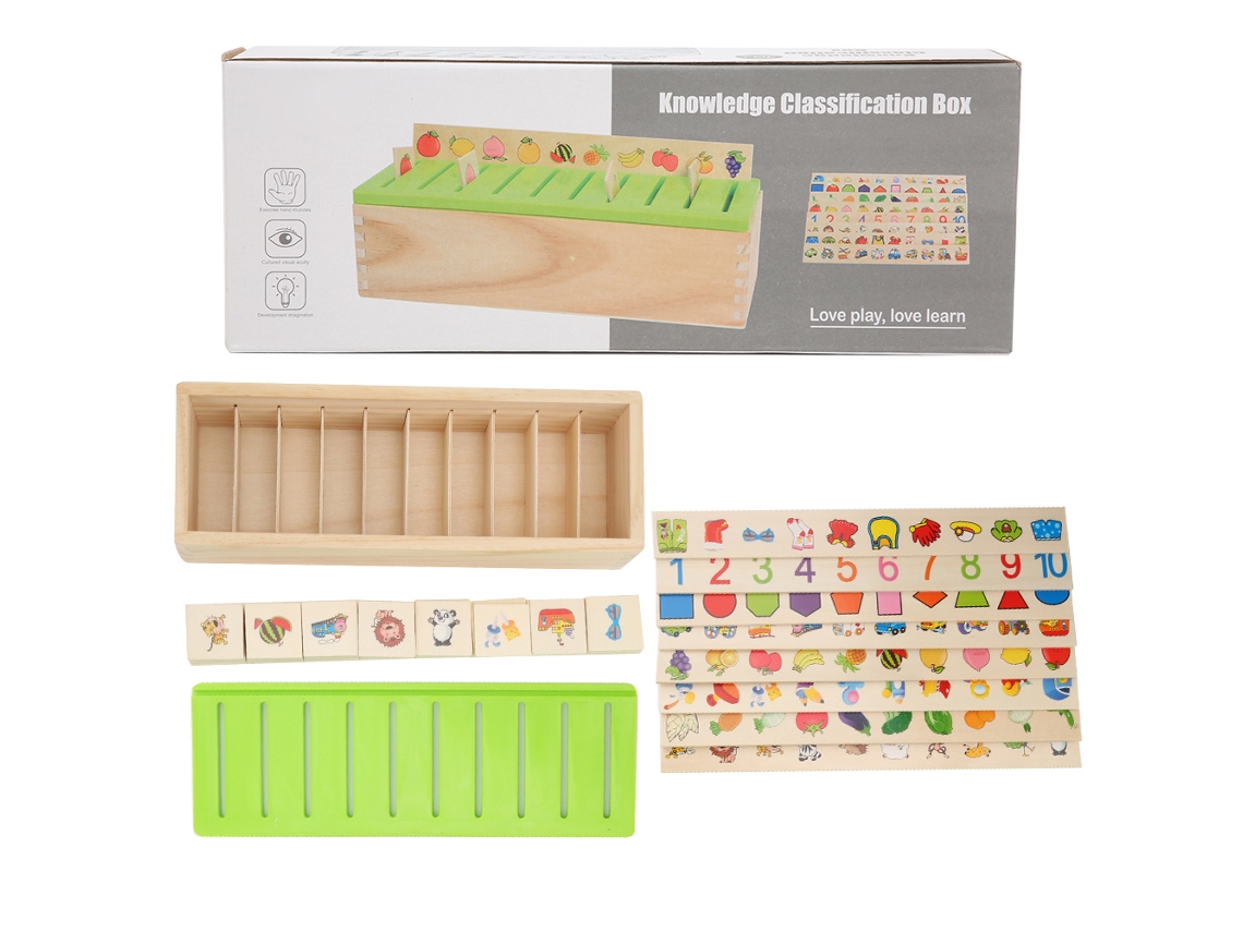 Ats-puzzle De Emparejamiento Para Niños Bloques De Números Y Frutas Juguete Educatsivo Infantil