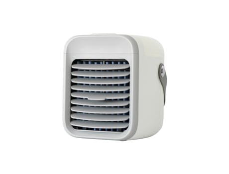 Ventilador de aire acondicionado portátil, humidificador de aire evaporativo inalámbrico con 3 discos aromáticos, miniventilador de refrigeración d...