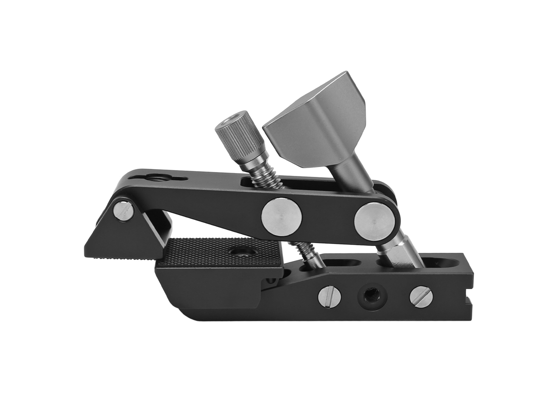 Abrazadera De Montaje Profesional Con Forma De Cangrejo Para Cámaras Dslr, Monitores, Luces Led Y Cámaras De Acción Con Tornillo De 1/4 De Pulgada.