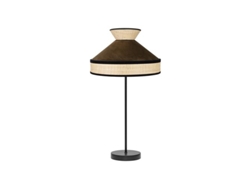 Lámpara de mesa Alto Fabrizio 1xe27 Natural/marrón 61x30x30 cm Fabrilamp