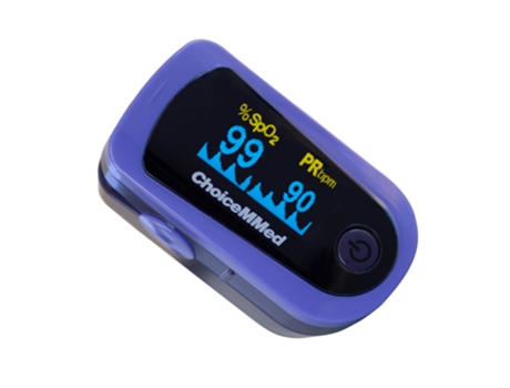 Oxímetro De Dedo Portátil MOBICLINIC Mod. Md300C23 Oxímetro De Pulso Profesional Para Spo2 Saturómetro Frecuencia Cardíaca Pantalla Oled Azul