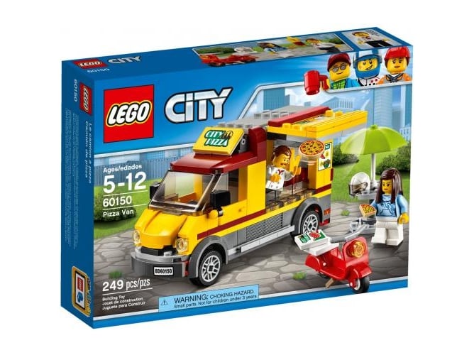 LEGO City: Furgoneta de reparto de pizza 60150 (Edad Mínima: 5 - 249 Piezas)