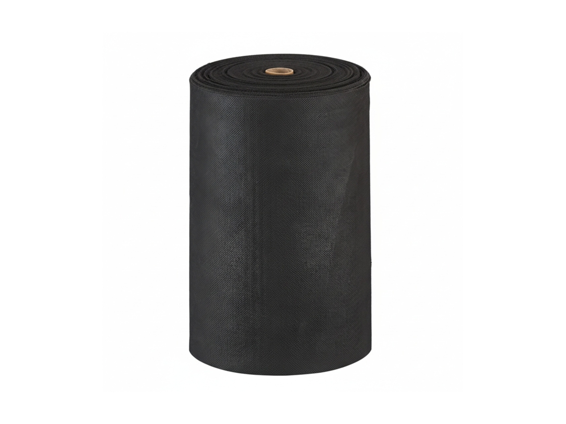Relaxdays Malla Antihierbas 150 G/m² Permeable Y Resistente A Los Rayos Uv, Polipropileno, Negro, 50 M