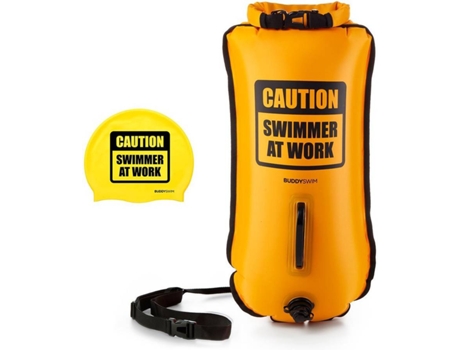Flotador BUDDYSWIM Caution Swimmer At Work Amarillo