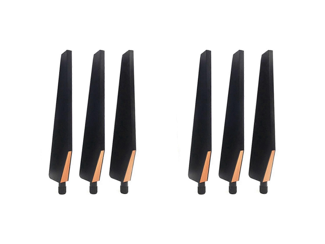 Antena SMA omnidireccional de 6 piezas para enrutador inalámbrico GT AC5300, tarjeta de red inalámbrica