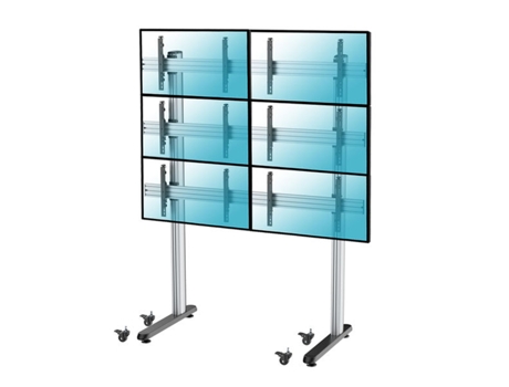 Soporte de Suelo para 6 TV 45"-55"