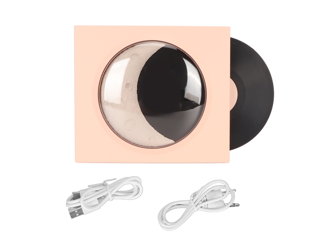 Reloj despertador Junli con altavoz Bluetooth retro y luz nocturna.
