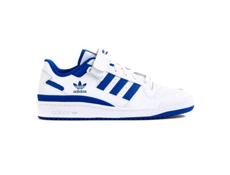 Zapatillas Deportivas ADIDAS Forum Low (Blanco - Cuero Natural, Material Sintético- 44,6)